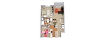 2 Beds | 2 Baths