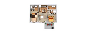 2 Beds | 2 Baths