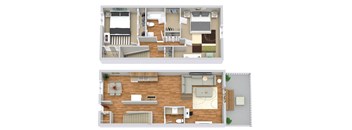 2 Bedroom Townhome
