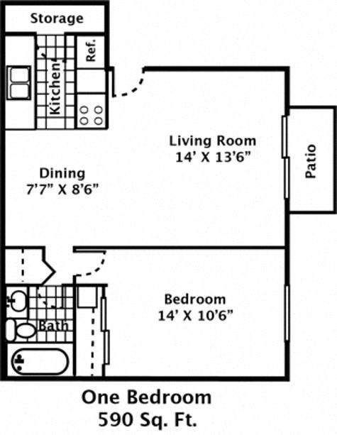 floor plan photo of the millennium town center apartments in baton rouge