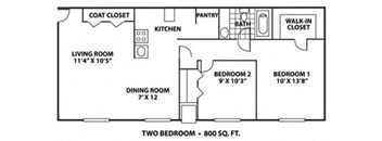 floor plan photo of the reserve at quiet waters apartments ga