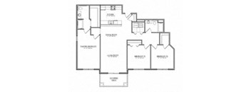 the plan of the ground floor of the house