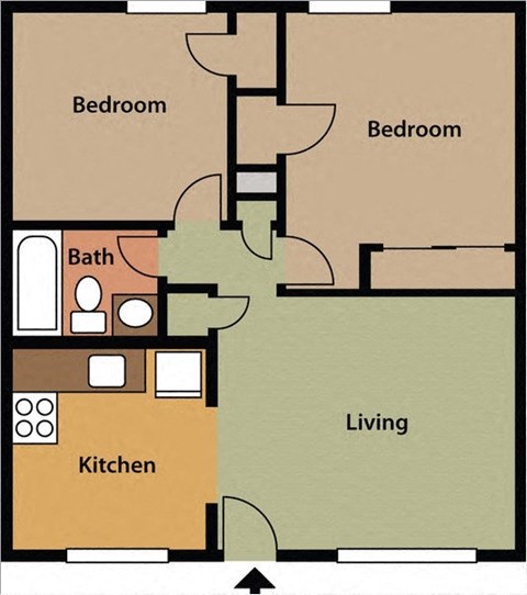 a diagram of a floor plan of a house