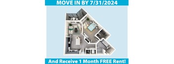 a floor plan of a 2100 sq ft apartment