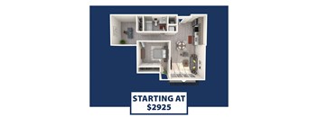 an image of a floor plan of a apartments starting at