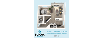 Sonata Apartment Homes_1 Bedroom