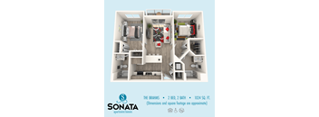 Sonata Apartment Homes_2 Bedroom