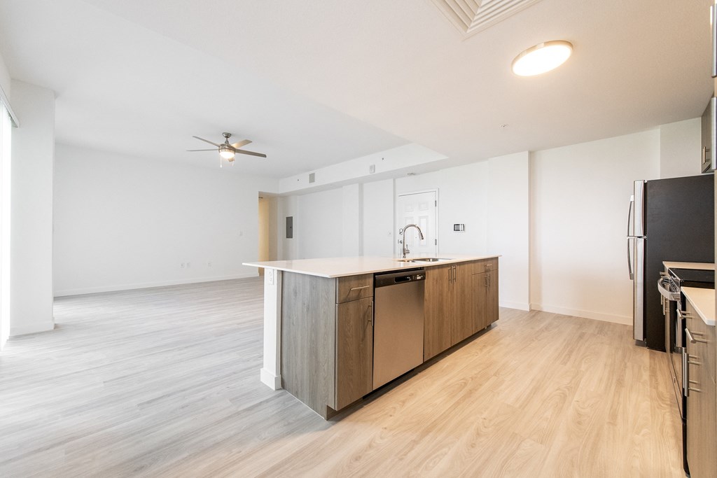 Solaris Apartment Homes_LivingRoomKitchen