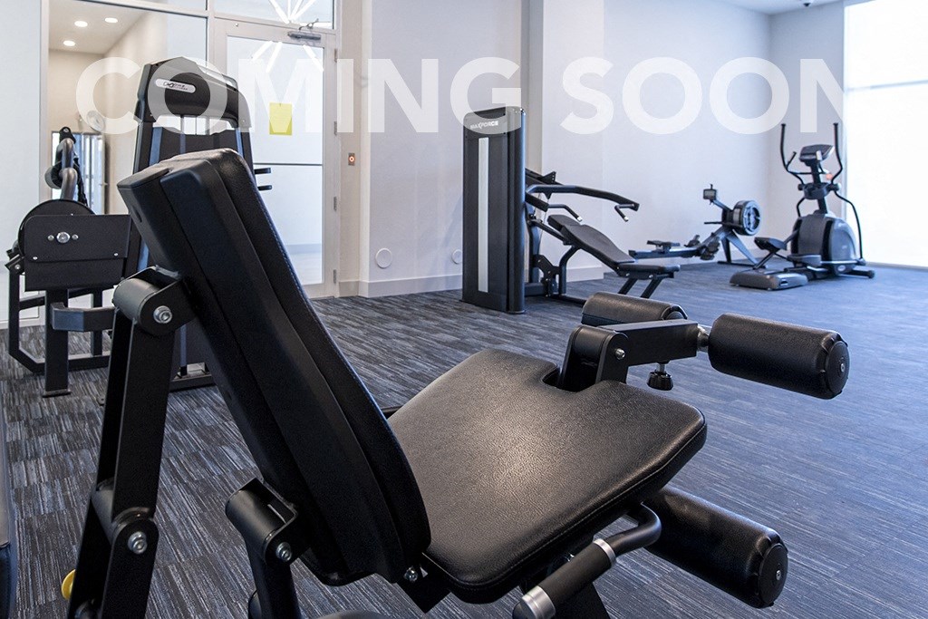 a row of exercise chairs in a gym with cardio equipment