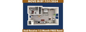 an image of a floor plan of a 2100 sq ft apartment