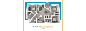 The Galaxy - Solimar 3B2B 1259 sqft