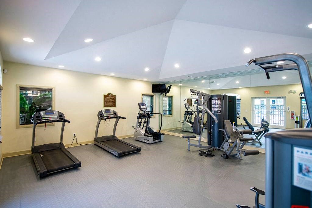 the gym at the apartments for rent