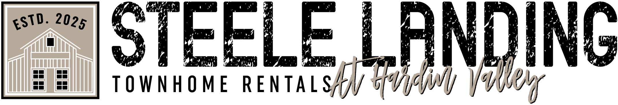 A logo with a barn and the text "ESTD. 2025" and "At Hardin Valley" written in cursive.