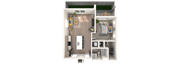 Floor Plan A_Bloom_Apartments in North Phoenix