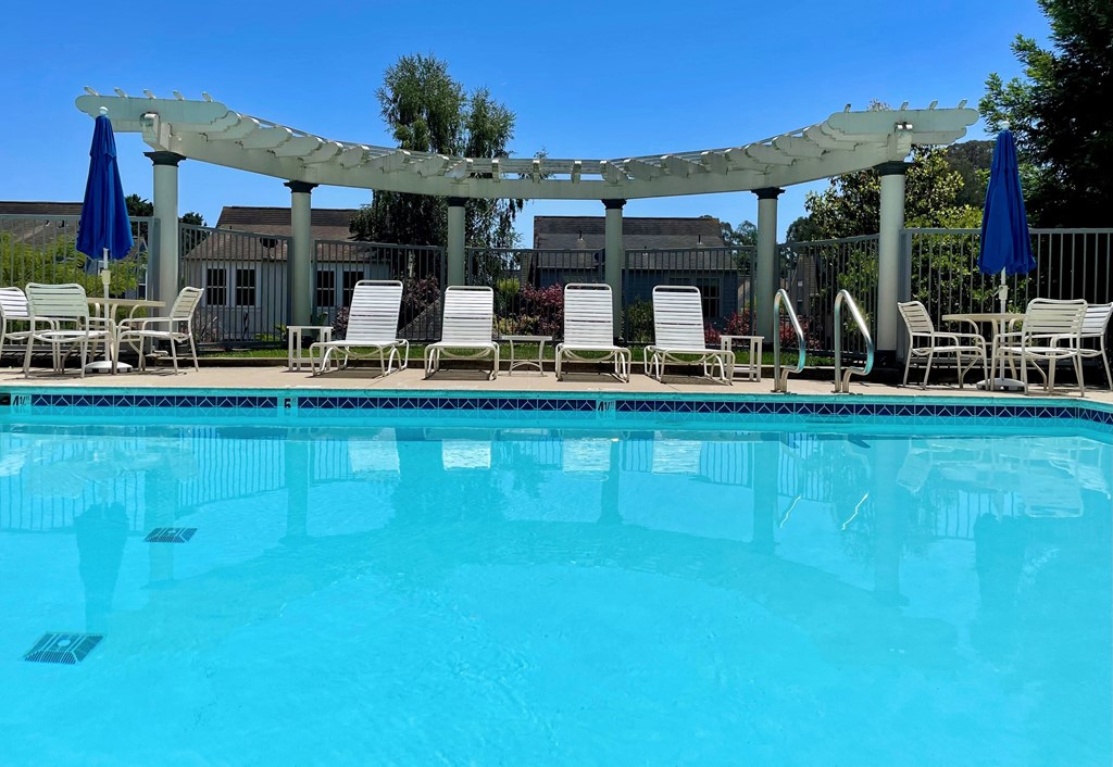 Swimming at Westmont Place Townhomes Apartments, Santa Cruz, CA, 95060