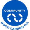 A blue circular logo with the words "COMMUNITY" and "Good Companion" written on it.