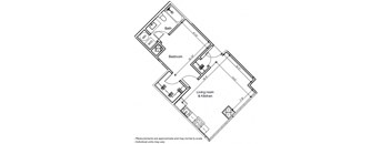 1E v01 at 7 West 7th Apartments, Ohio, 45202