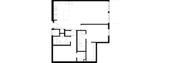a floor plan of a house with a green background