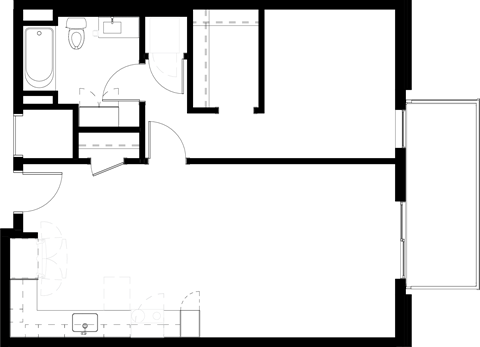 a floor plan of a house with a green background
