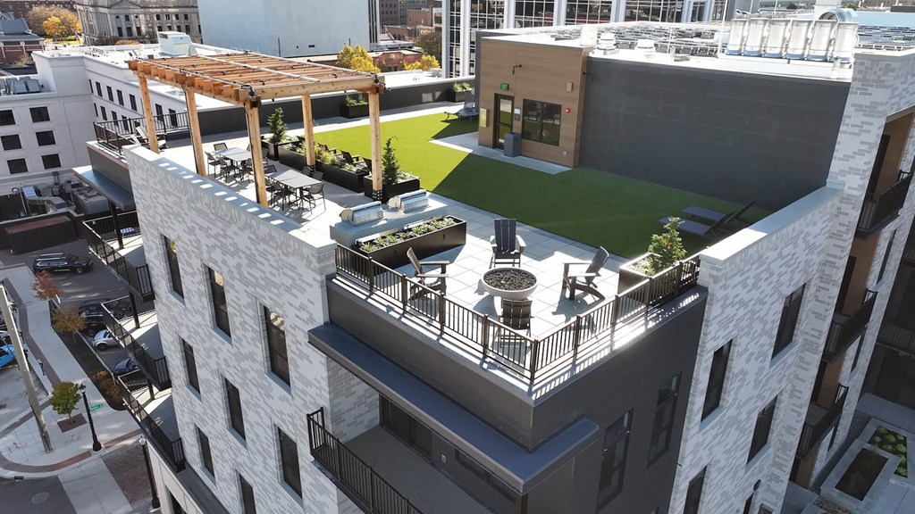Rooftop Terrace at The Pearl, Fort Wayne, Indiana