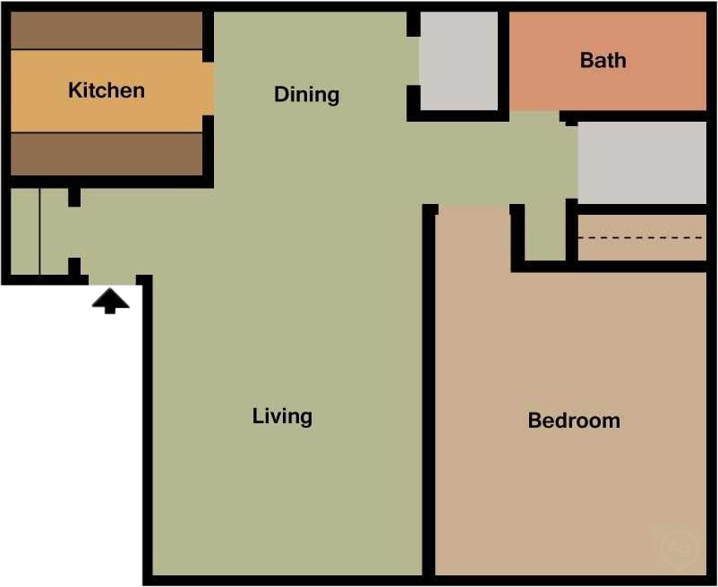 1Bed - 1Bath