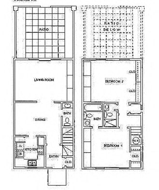 2 Bed 2.5 Bath