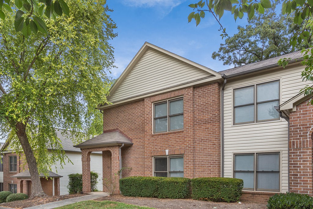 our apartments offer a spacious living room with a fireplace