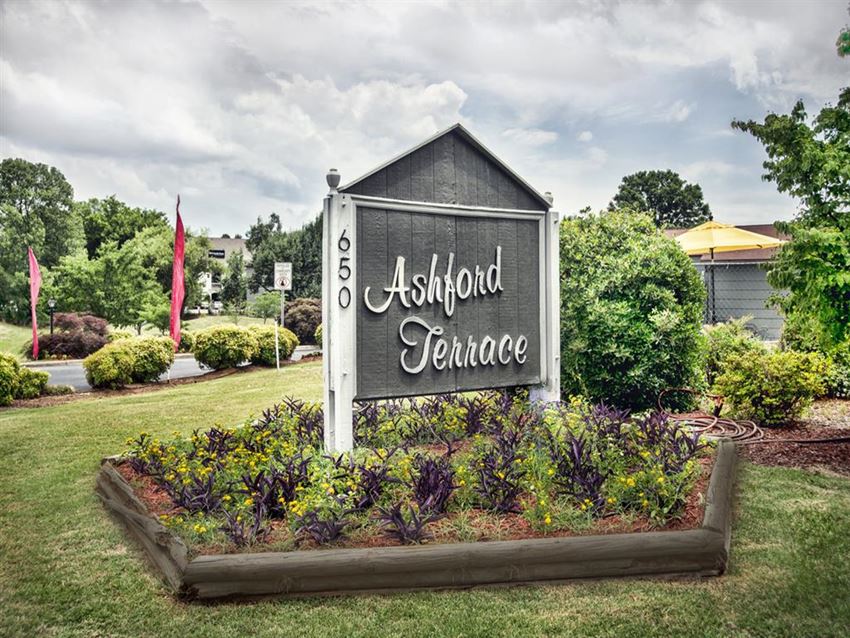 Ashford Terrace Apartments sign Huntsville, AL - Photo Gallery 1