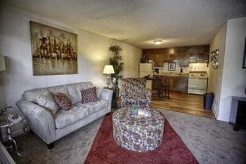 Executive Lodge Apartments Living room in Huntsville, AL - Photo Gallery 4