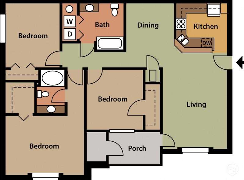 The Retreat floor plan