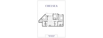 Avenue Madison Three Bedroom Three Bathroom Chelsea Floor Plan