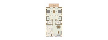Two Bedroom Apartment Floor Plan