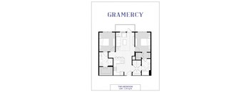 Avenue Madison Two Bedroom Two Bathroom Gramercy Floor Plan