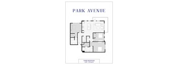 Avenue Madison Three Bedroom Two and a Half Bathroom Park Avenue Floor Plan