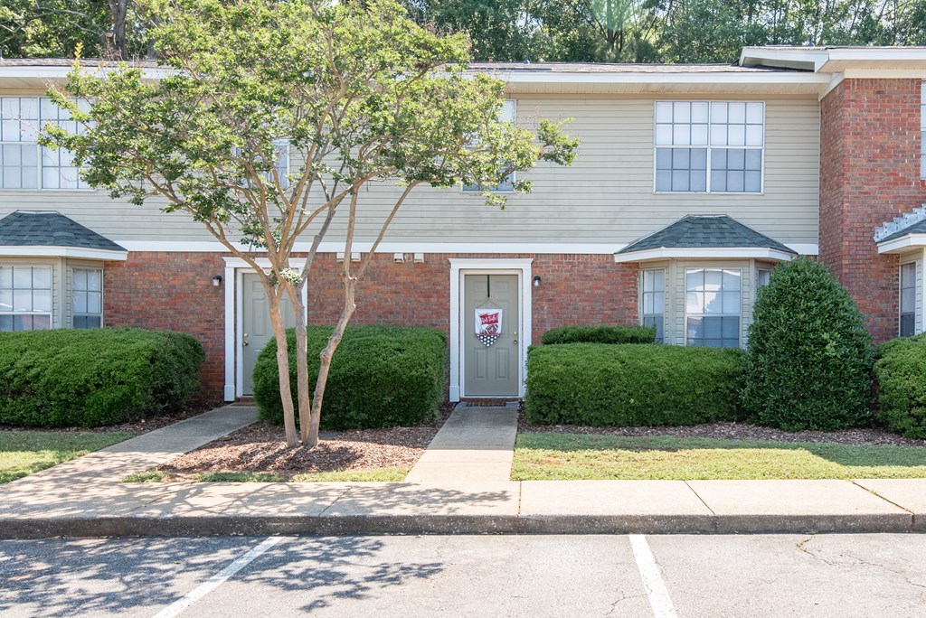 our apartments offer a walkway to the front door of our building