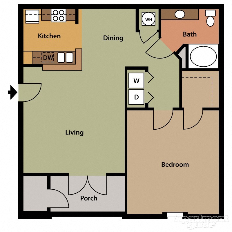 The Cypress floor plan 
