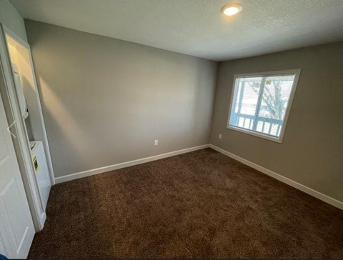 a room with a window