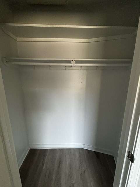 an empty closet