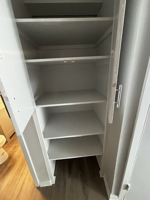 a linen closet