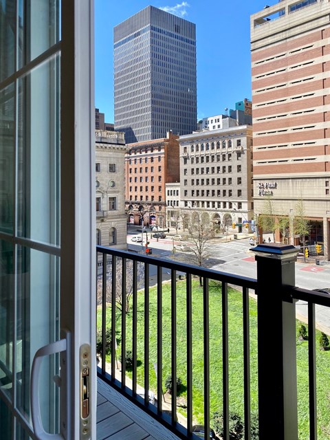View from balcony
