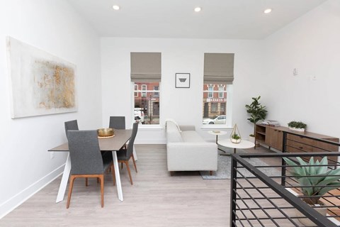 Living and dining room