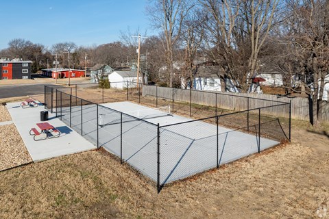 Tennis Court at University Digs Apartments, Pittsburg, 66762