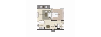 Alpine Floorplan at the Aspens South Coast, South Coast Metro, California.