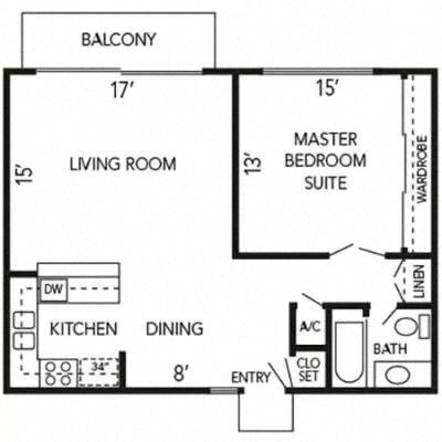 Alpine Floor Plan at The Aspens Fairhaven, California