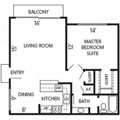 Aspen Floor Plan at The Aspens Fairhaven, California, 92705