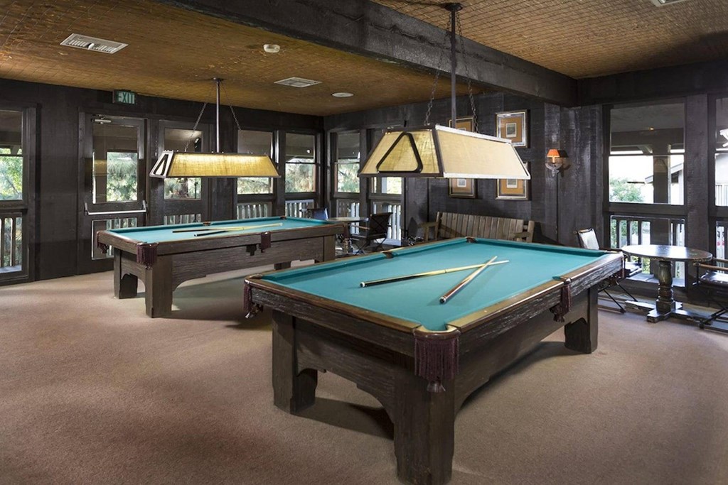 Game Room at The Aspens Riverside, California