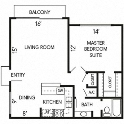 Aspen Floor Plan at The Aspens Riverside, Riverside