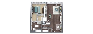 1 bed 1 bath B at Smith and Porter, Atlanta