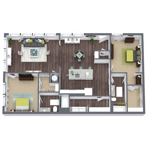 2 bed 2 bath F at Smith and Porter, Atlanta, 30313