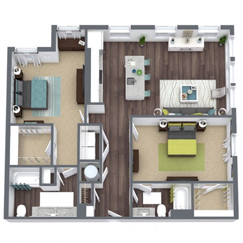 2 bed 2 bath I at Smith and Porter, Georgia